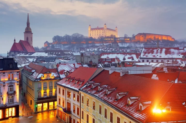 Bratislava panorama - Slowakei - Osteuropa Stadt