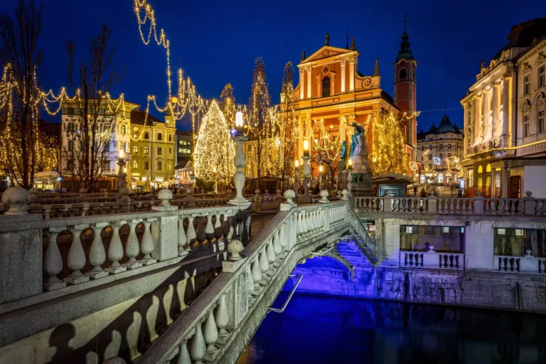 Ljubljanas julemarked, Slovenien